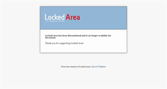 Desktop Screenshot of lockedarea.com